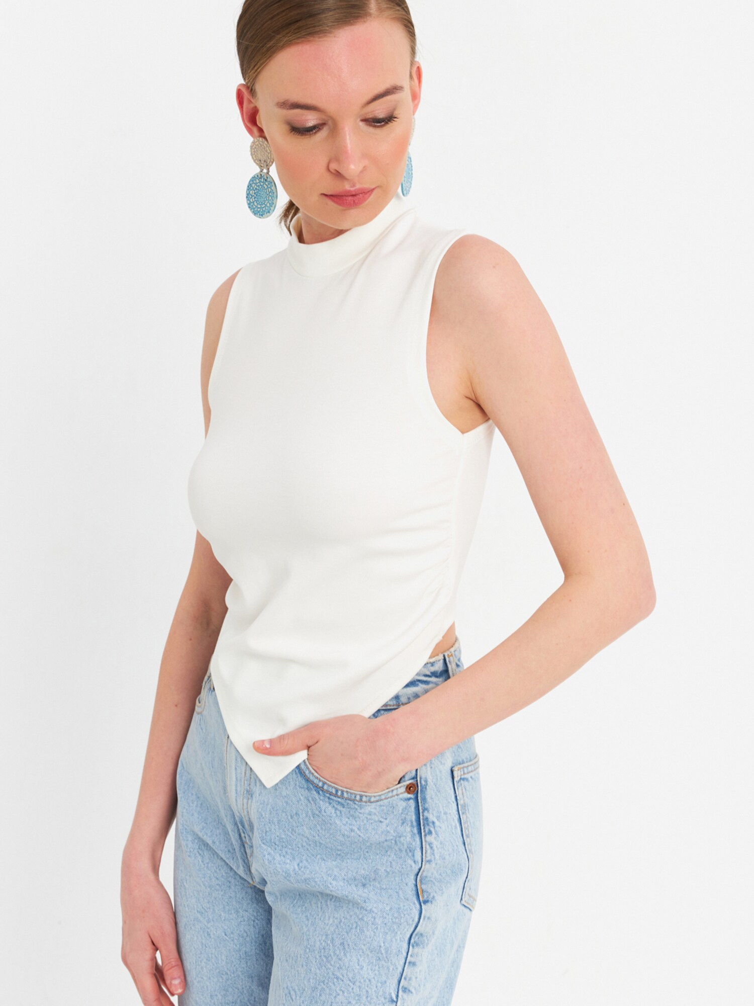 Cool & Sexy Top  prljavo bijela
