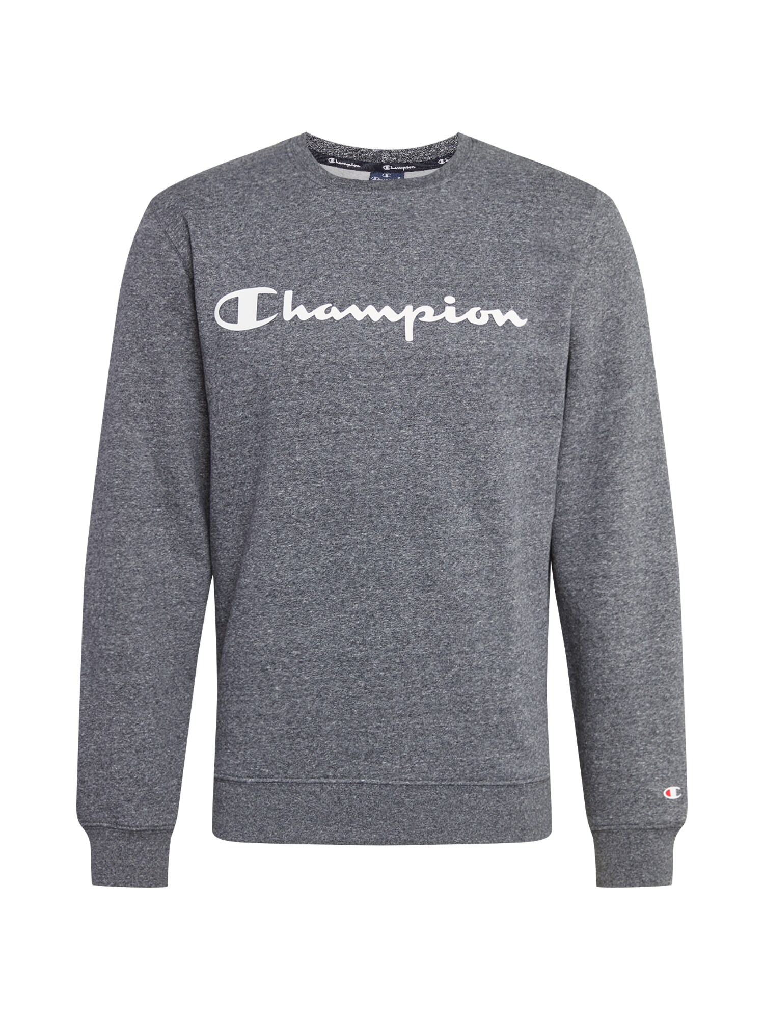 Champion Authentic Athletic Apparel Megztinis be užsegimo  margai pilka / balta