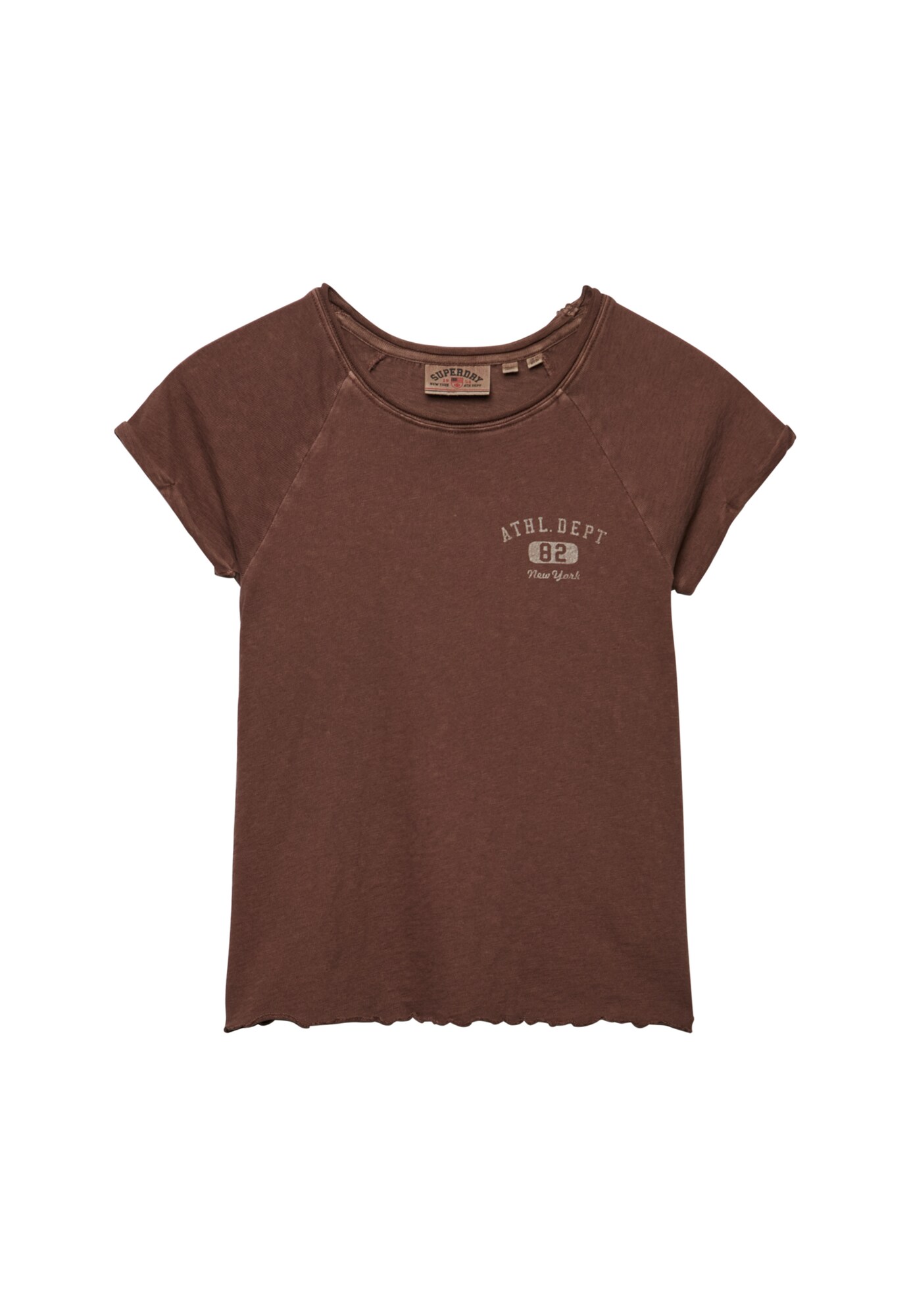Superdry & Co Tričko 'Athletic Essentials'  gaštanová