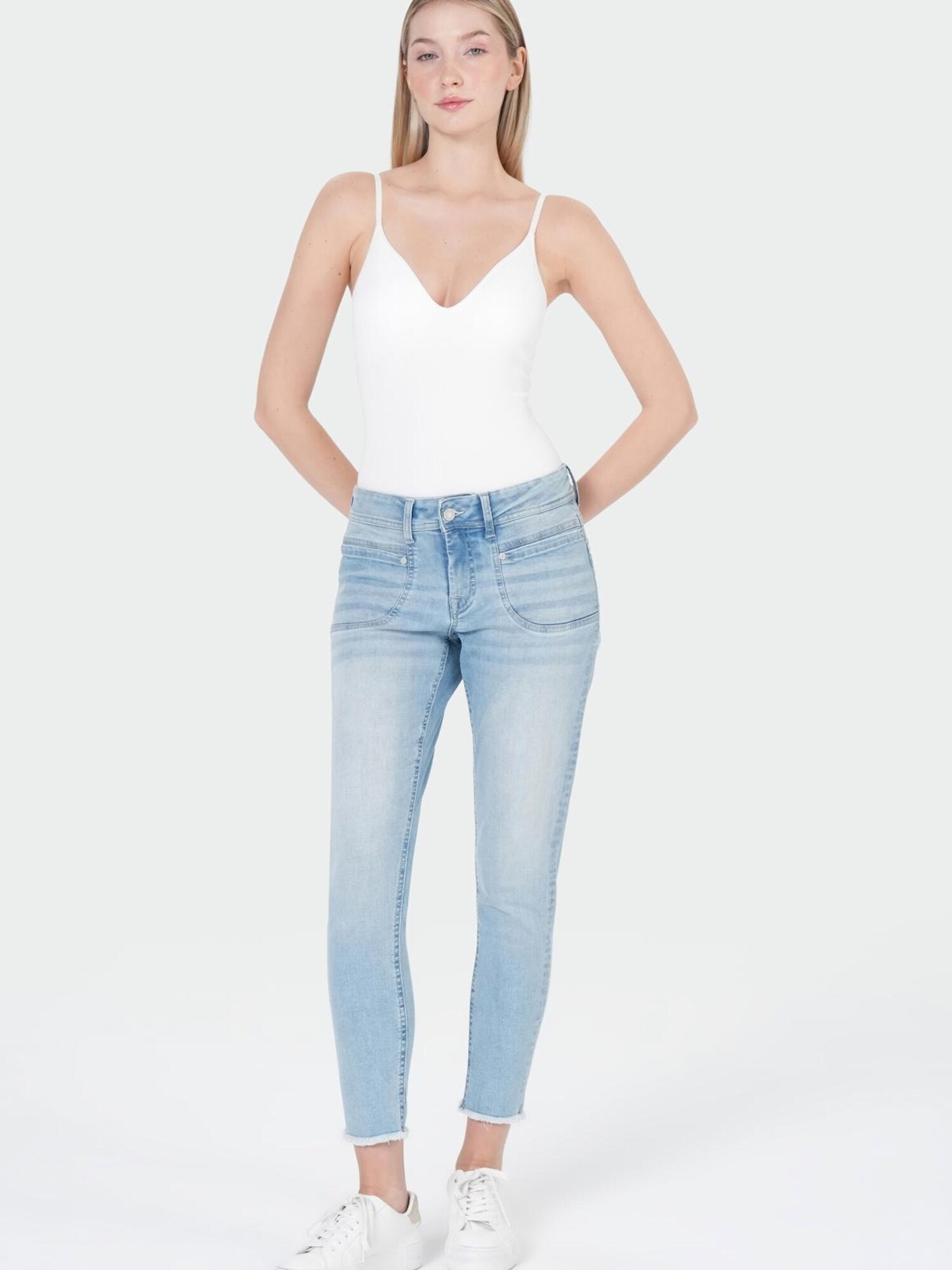 M.O.D MIRACLE OF DENIM Traperice svijetloplava