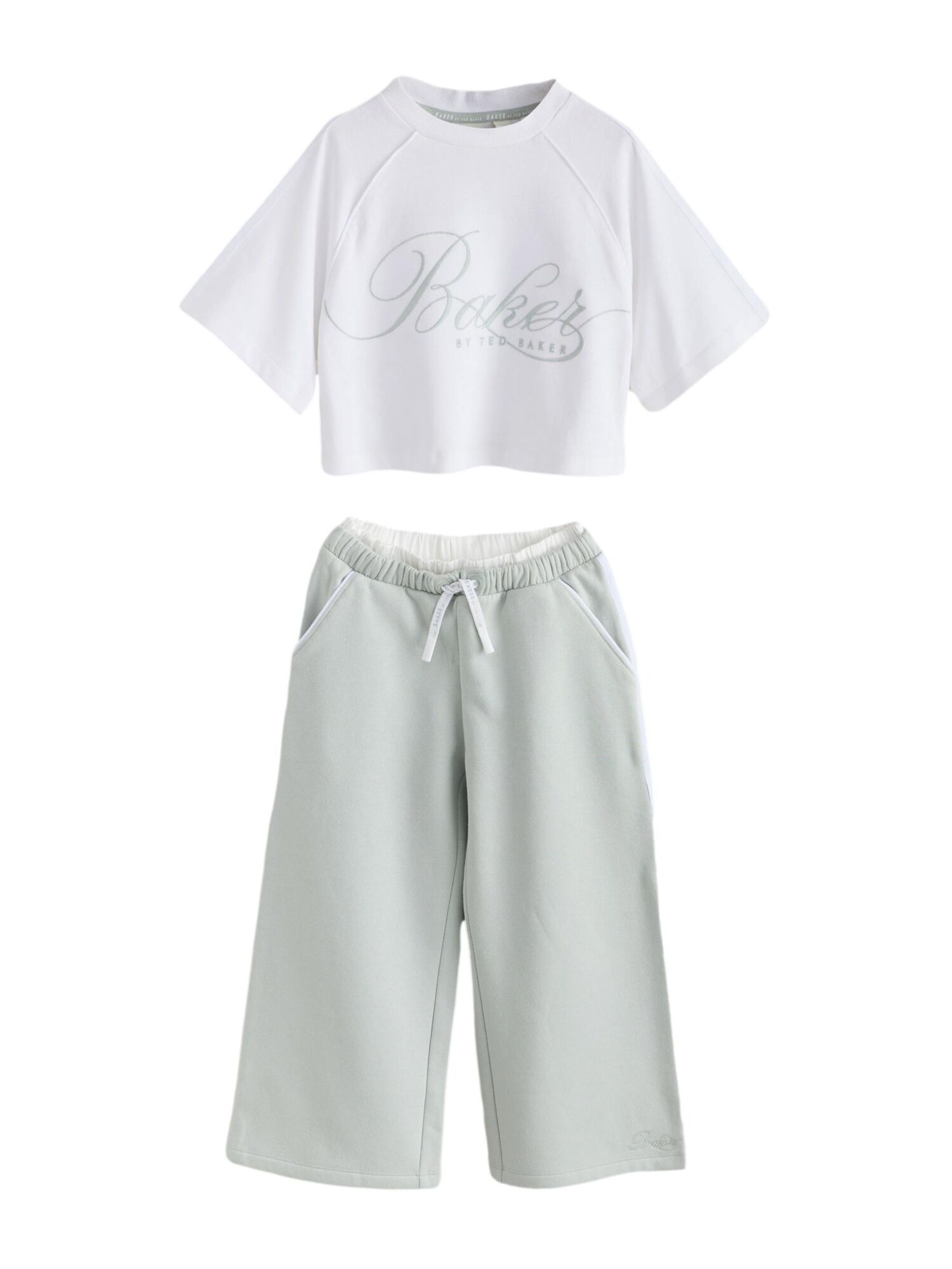 Baker by Ted Baker Komplet  pastelno zelena / bela