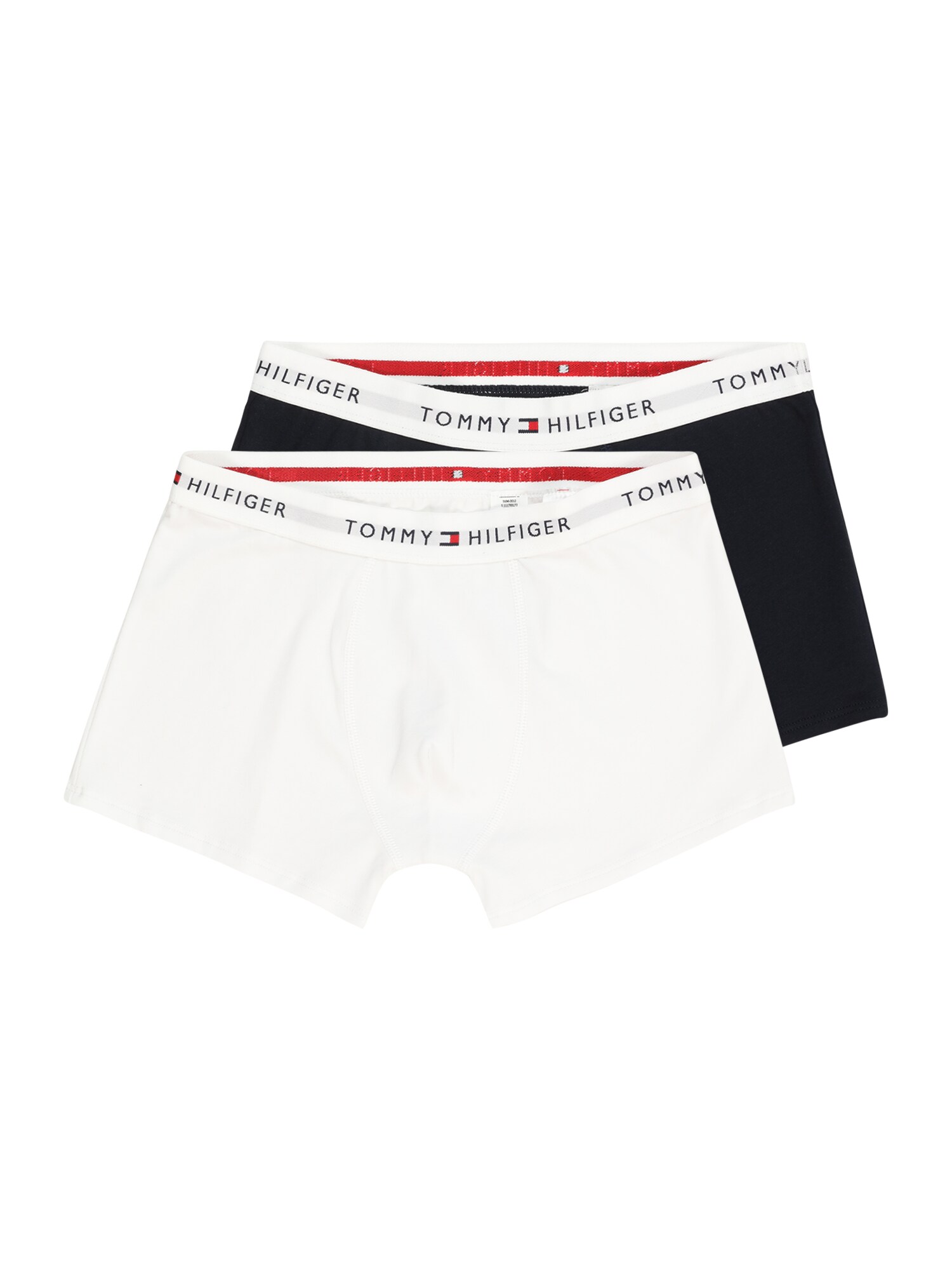 TOMMY HILFIGER Nohavičky  sivá / červená / čierna / biela