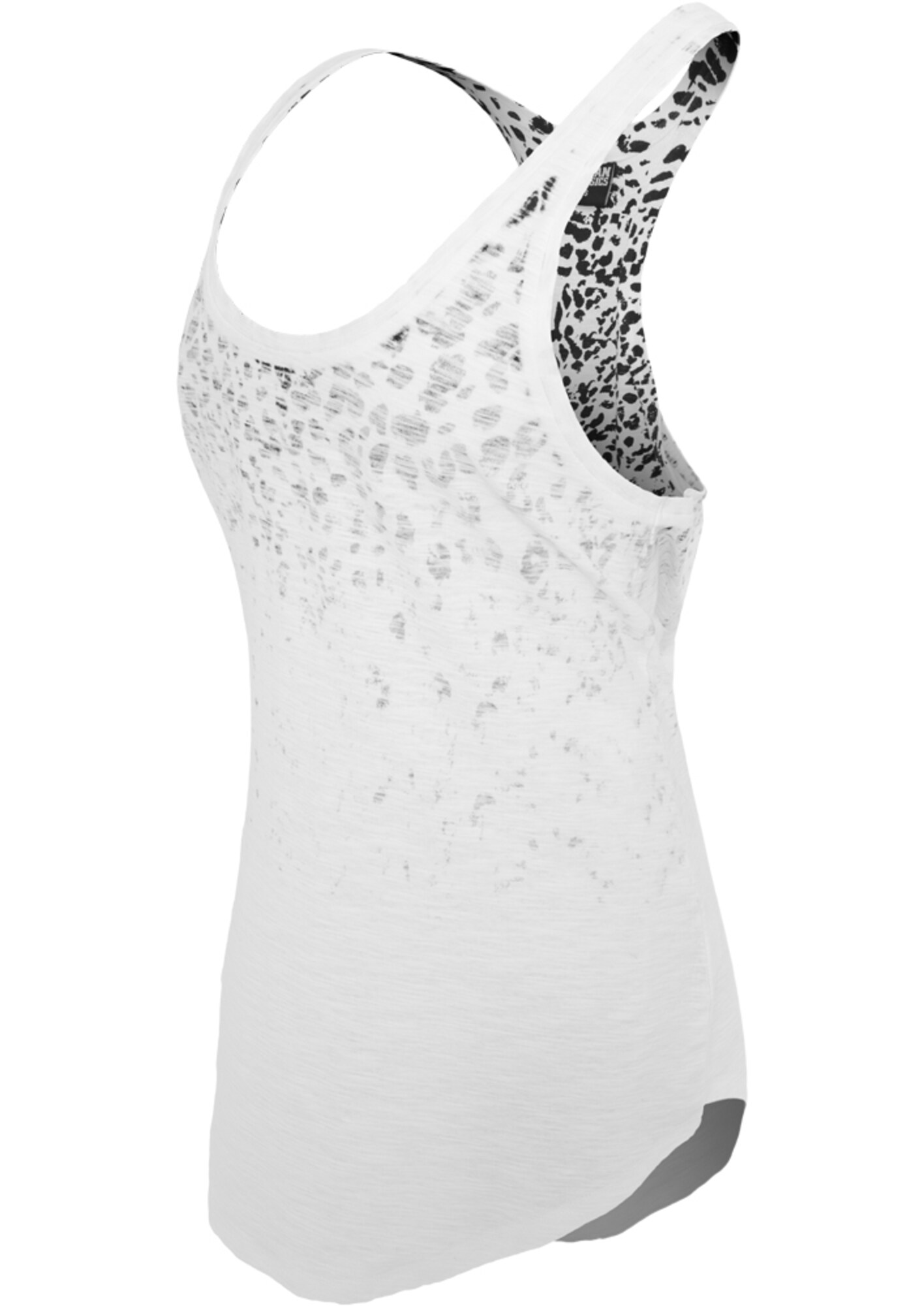 Urban Classics Top čierna / šedobiela (obrázok 3)