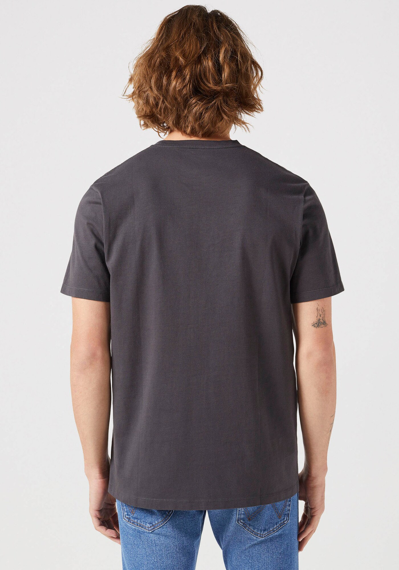 WRANGLER Póló 'SIGN OFF TEE'  sötétszürke termék 2. képe