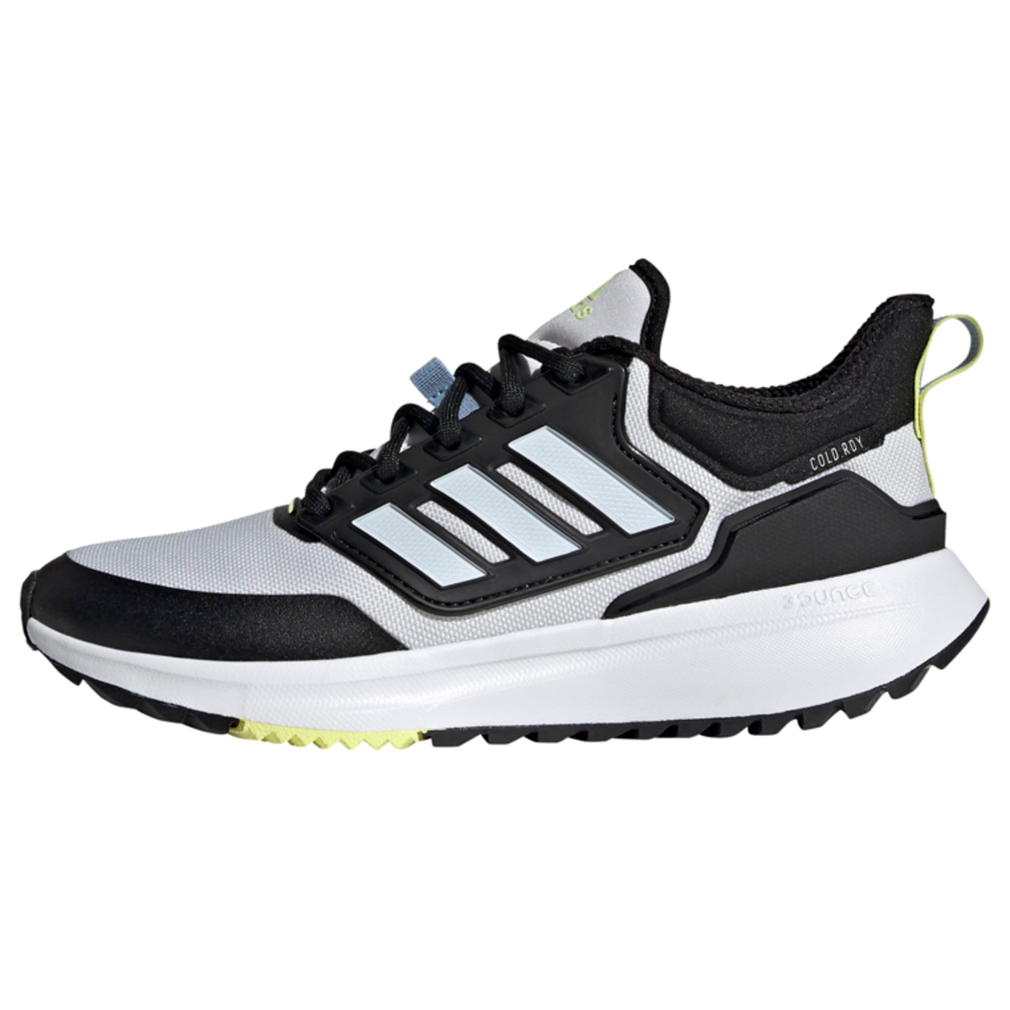 ADIDAS PERFORMANCE Bėgimo batai 'EQ21' balta / juoda / pastelinė mėlyna / geltona