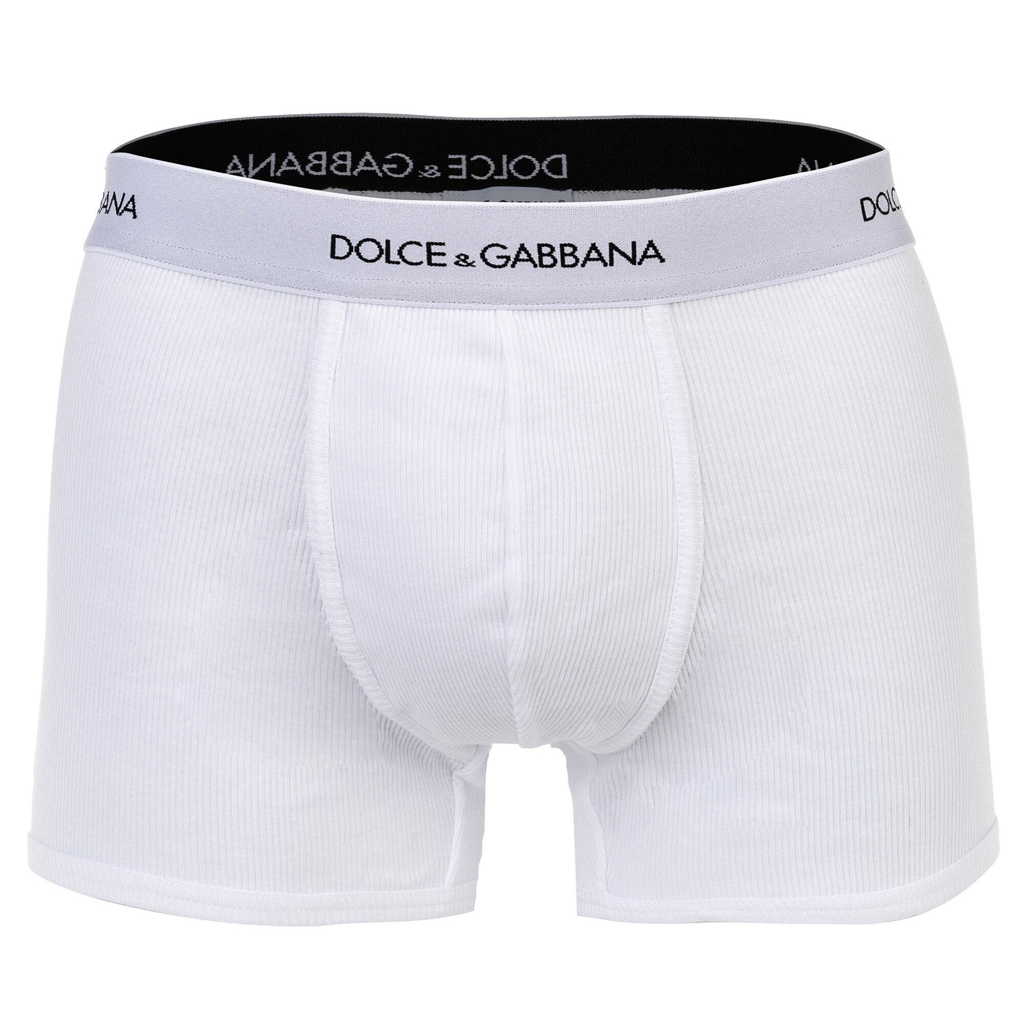 DOLCE & GABBANA Calzoncillo boxer gris claro / negro / blanco denim