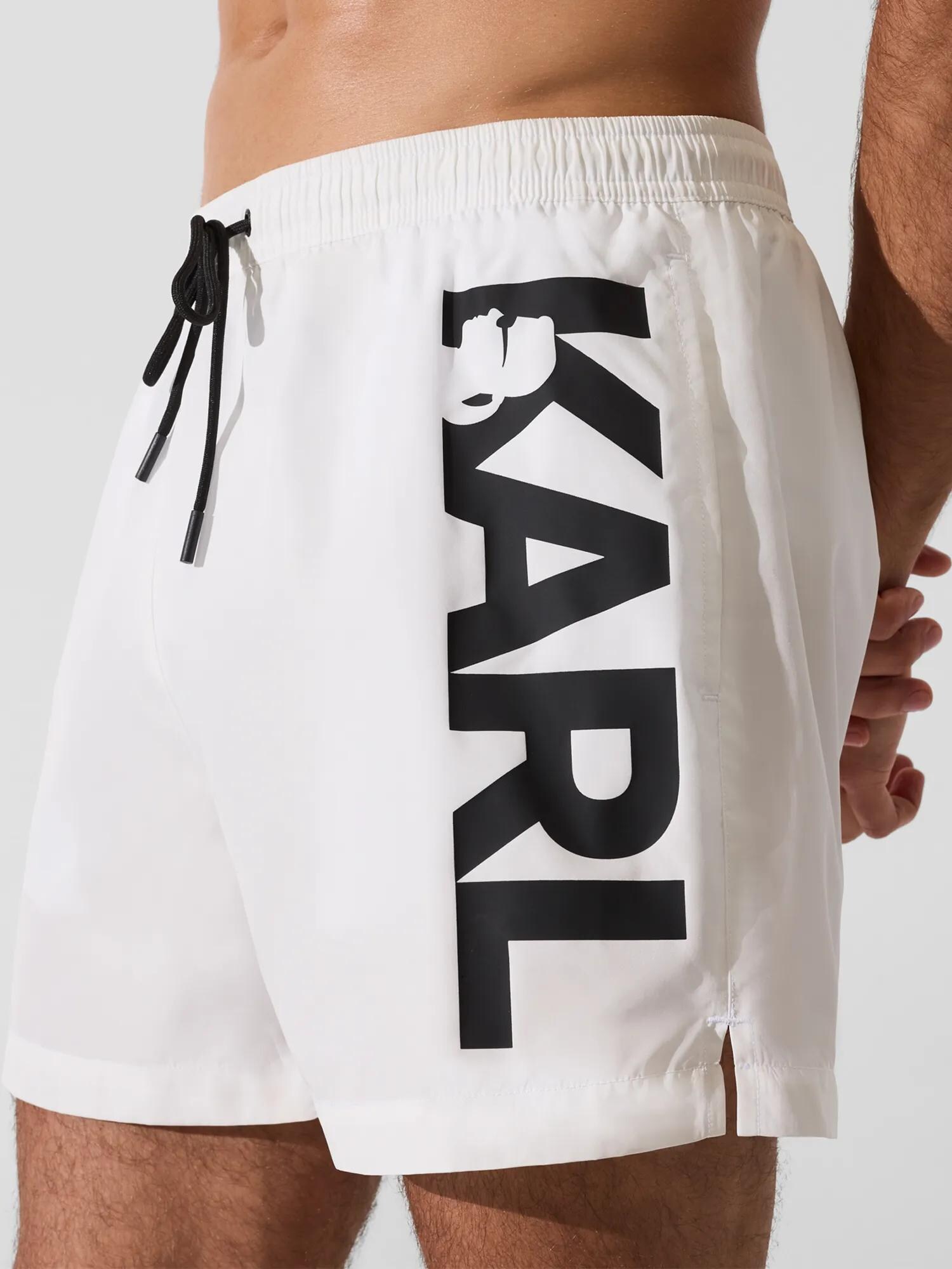 Karl Lagerfeld Bermudas negro / blanco – imagen 4