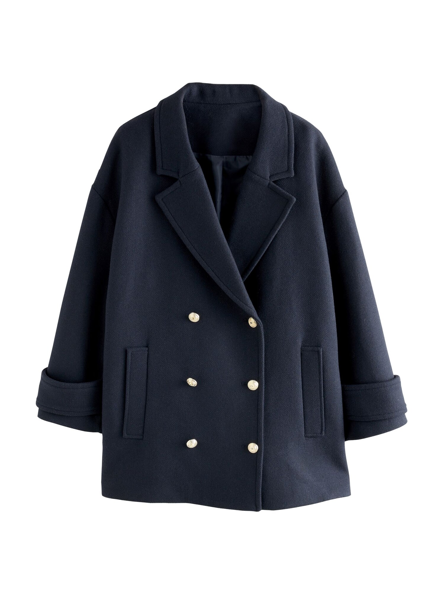 Next Palton de primăvară-toamnă  bleumarin