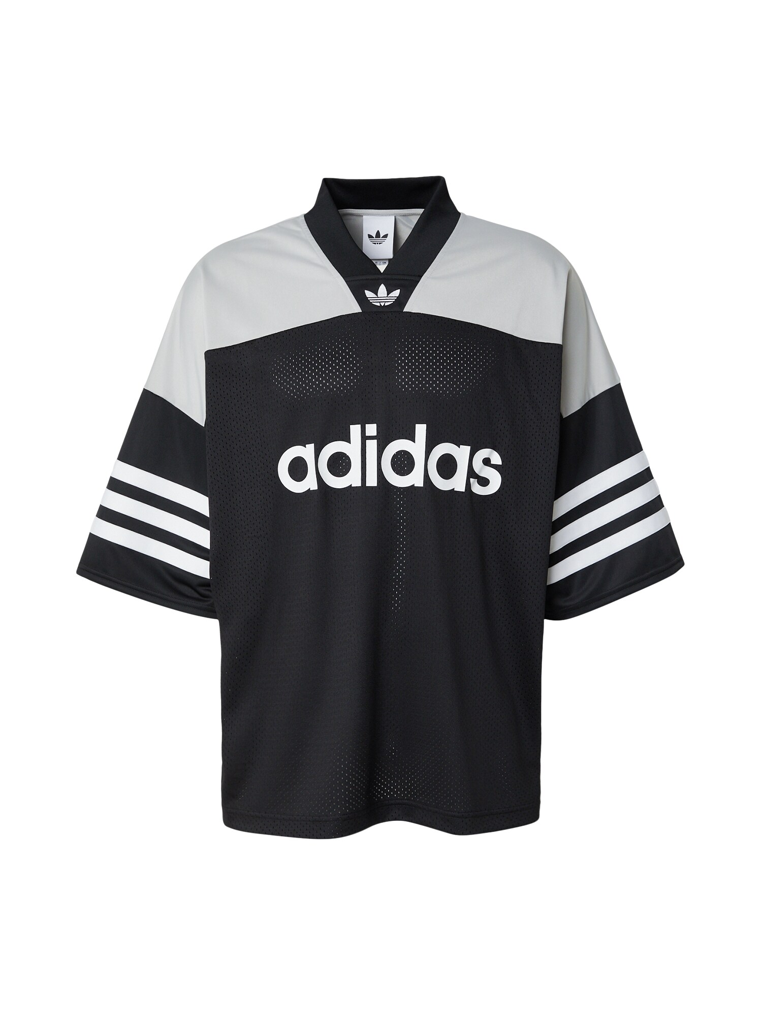 ADIDAS ORIGINALS Tričko  sivá / čierna / biela