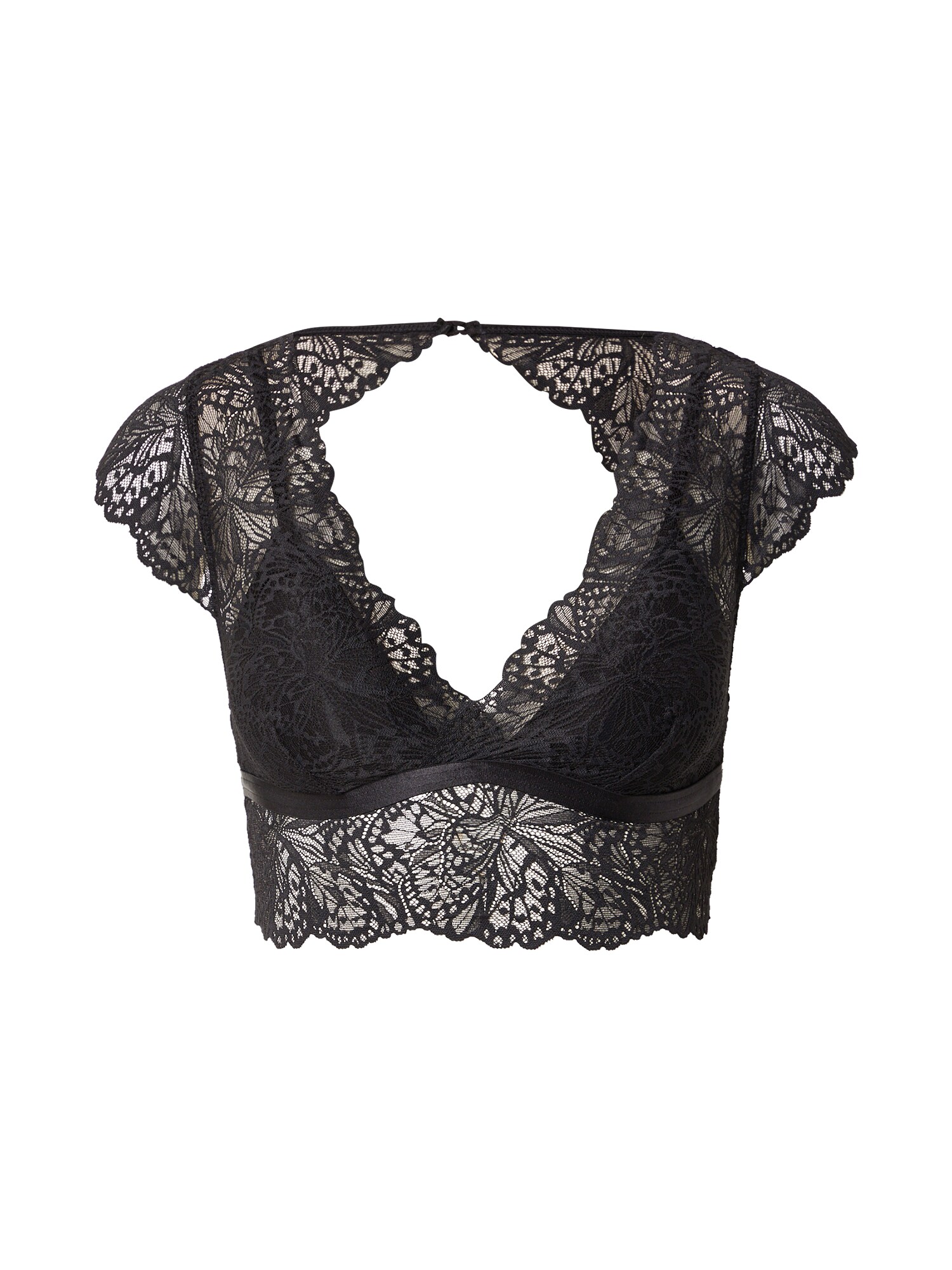 Hunkemöller Sutien Posie  negru