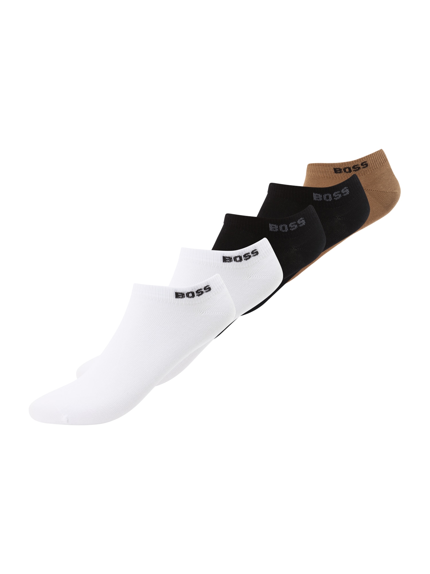 BOSS Șosete  maro / negru / alb murdar