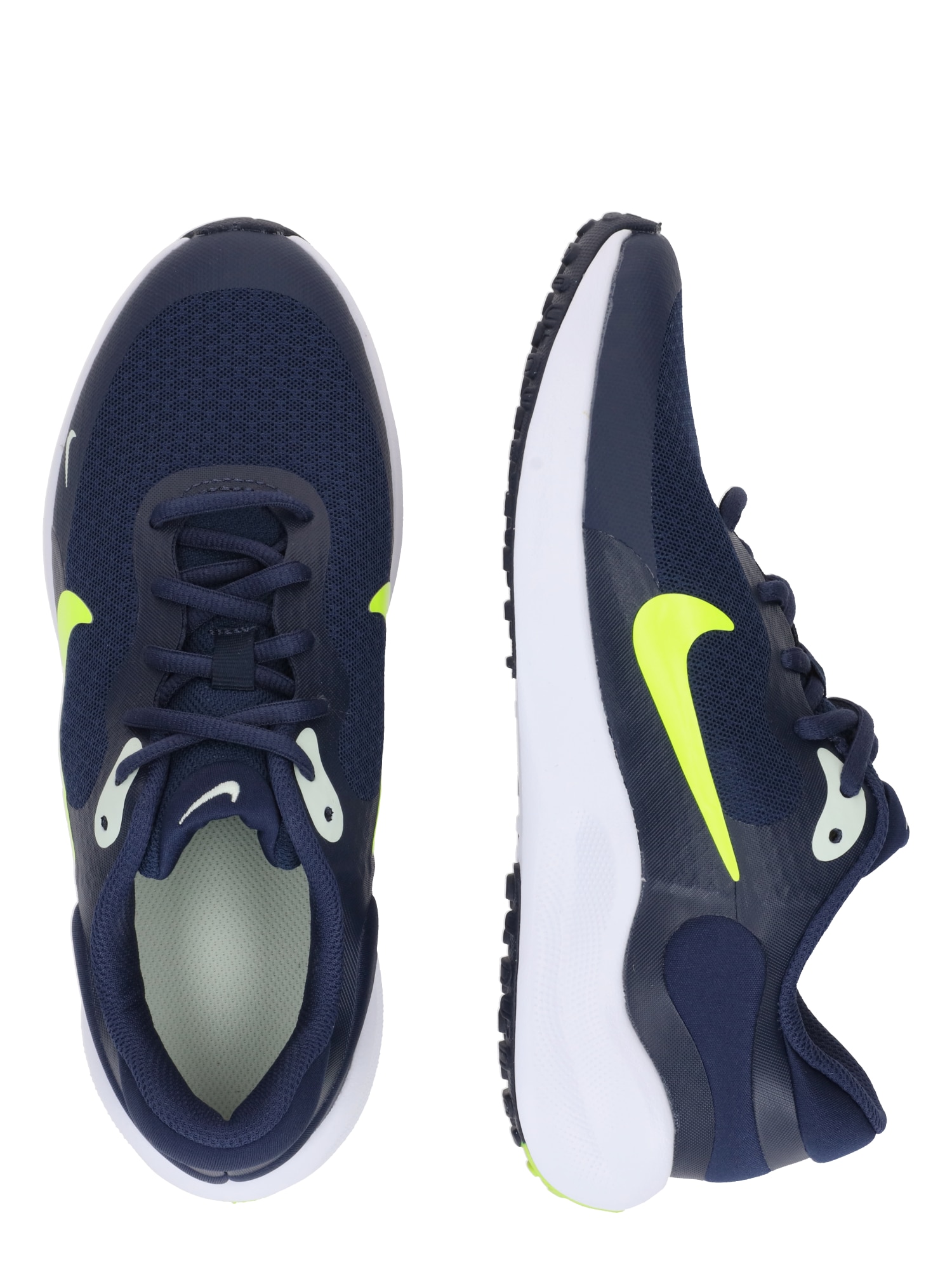 NIKE Sportcipő 'REVOLUTION 7'  éjkék / limone termék 2. képe
