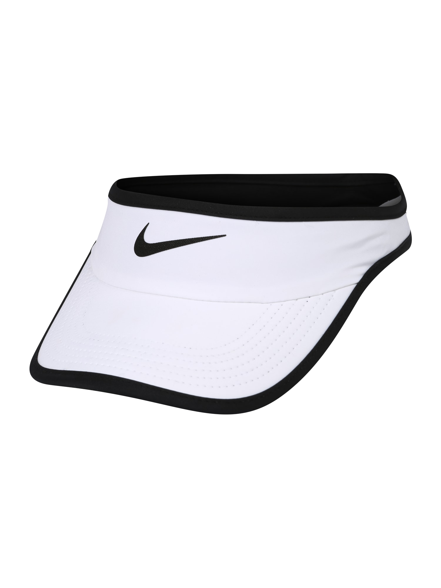 NIKE Sportinė kepurė balta / juoda