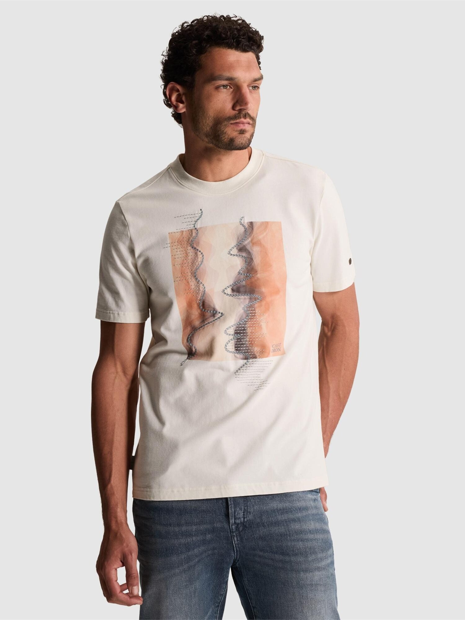 T-shirt 'Regular fit T-shirt with artwork'