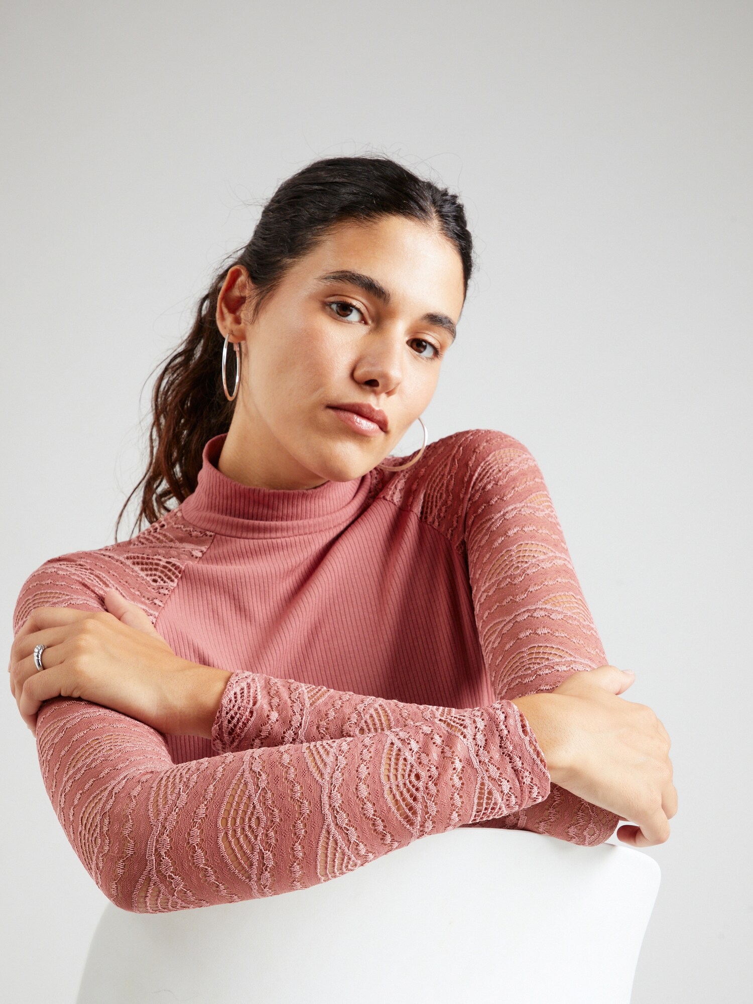 ABOUT YOU Tričko 'Nia' rosé (obrázok 5)
