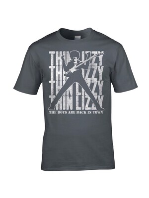 Rockshirts Camiseta 'Thin Lizzy Boys Are Back in Town T-Shirt'  gris