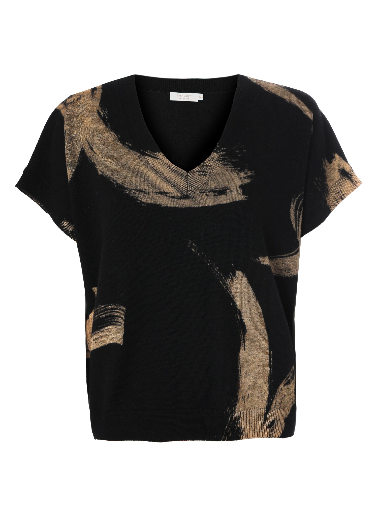 TATUUM Pulover galben miere / negru