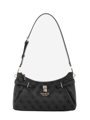 GUESS Bolso de hombro 'Coal'  negro