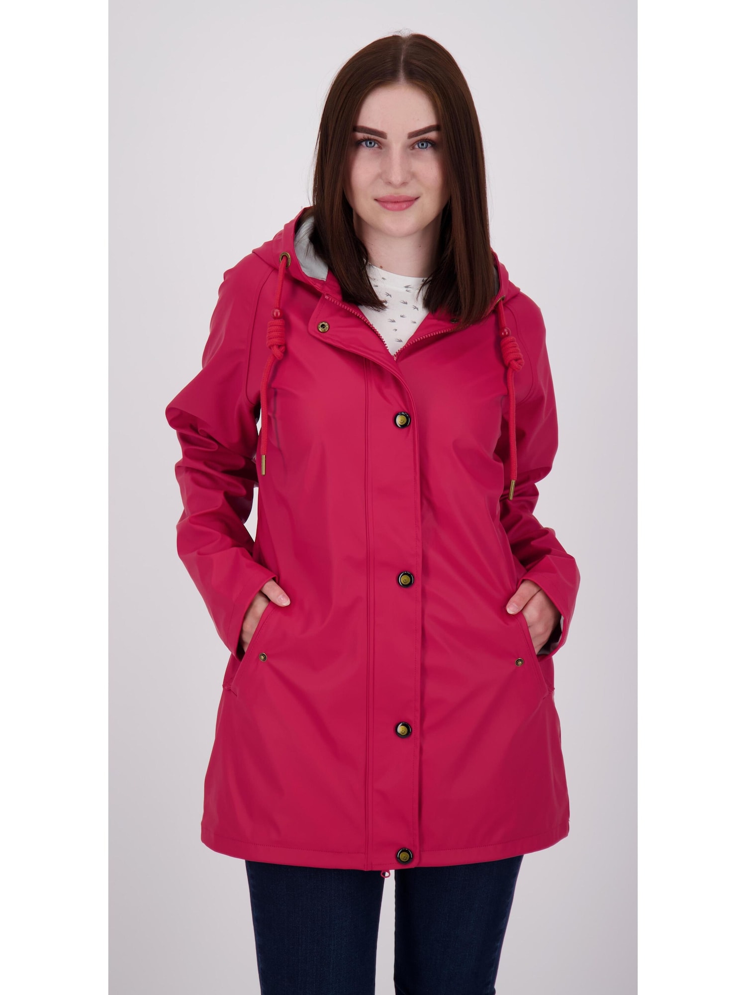ankerglut Cappotto funzionale 'Friesennerz HEAVN WMN'  rosso