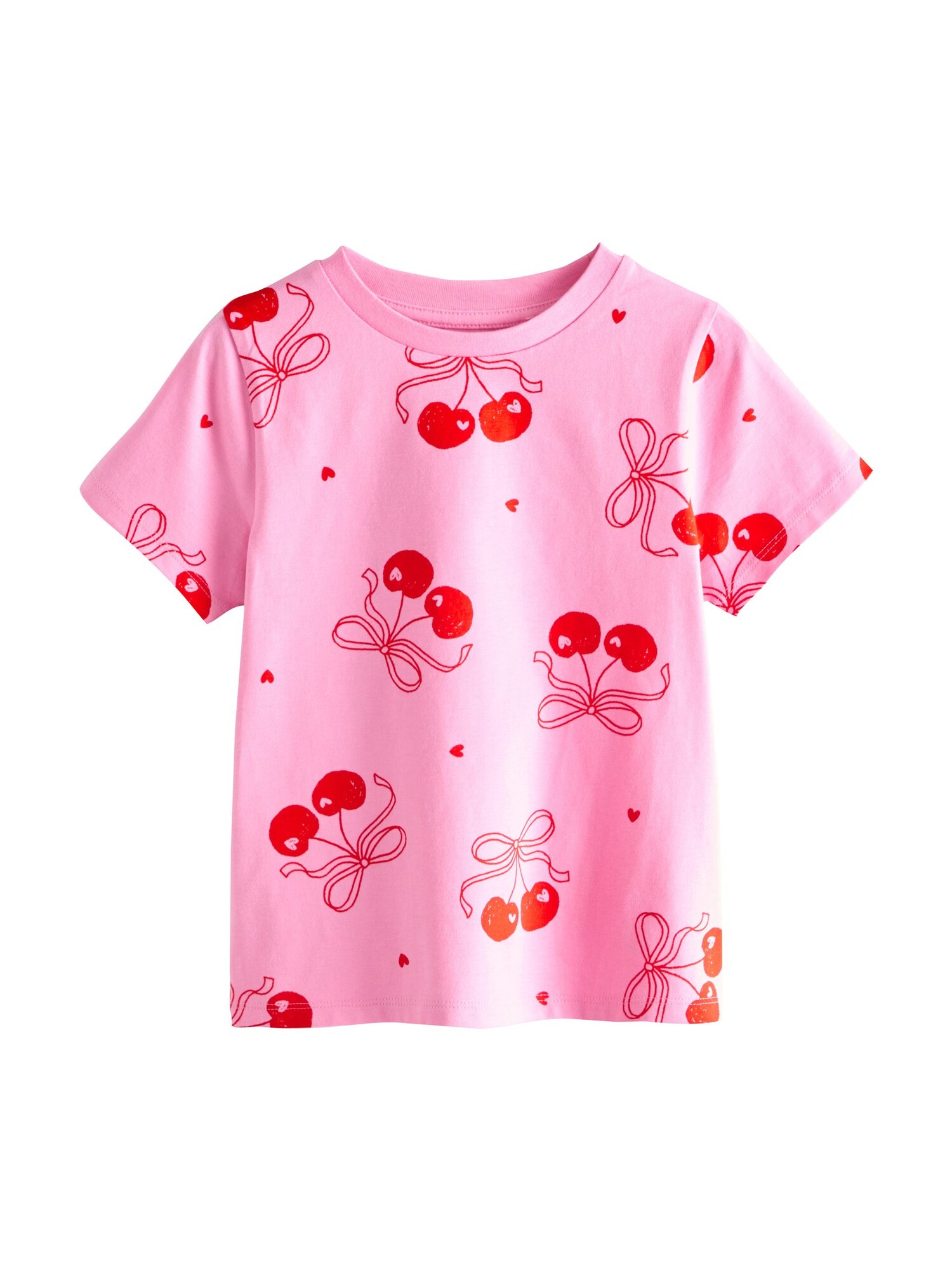 Next Tricou  roz deschis / roșu