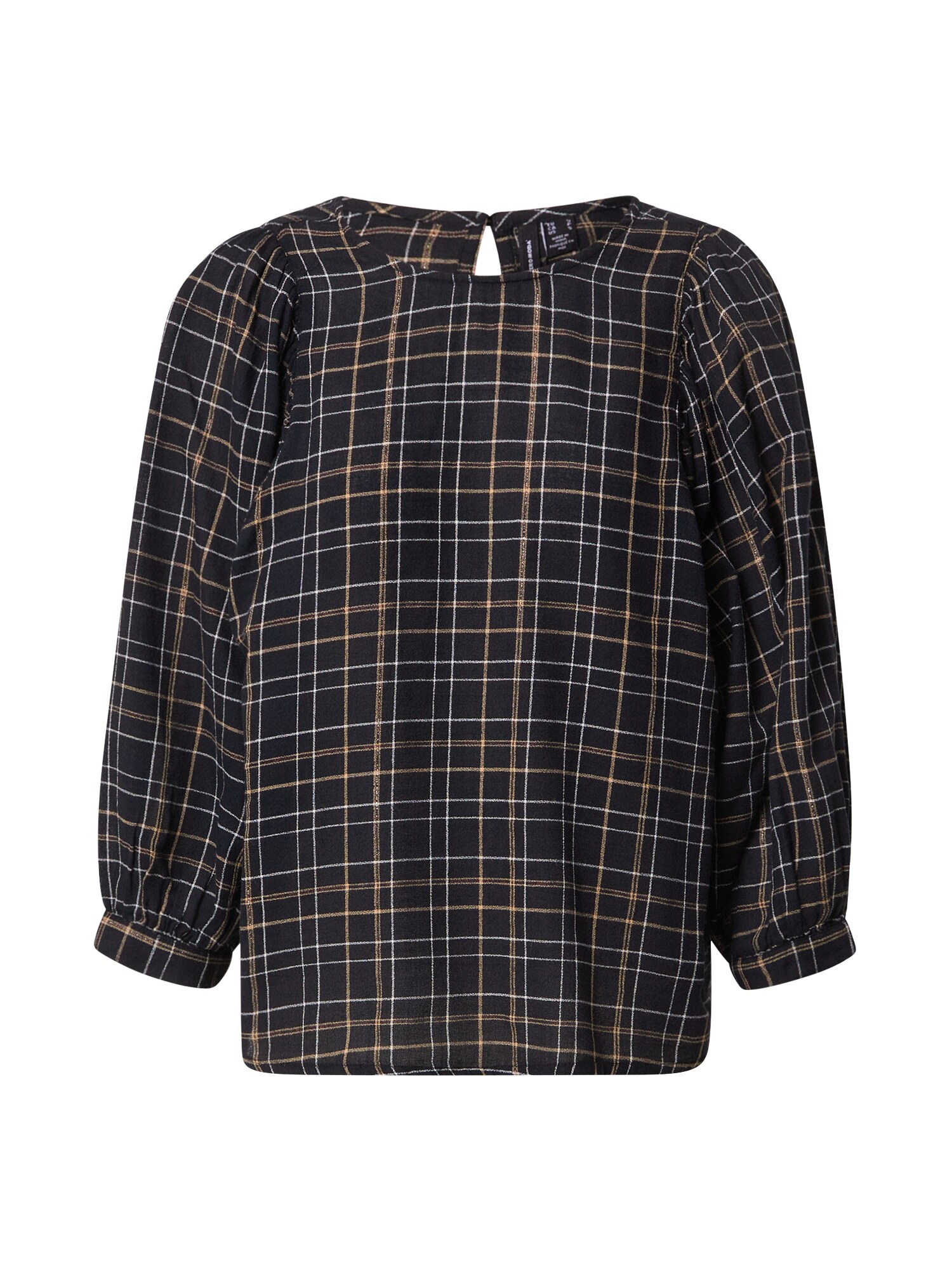 VERO MODA Palaidinė 'Flo'  juoda / ruda / balta