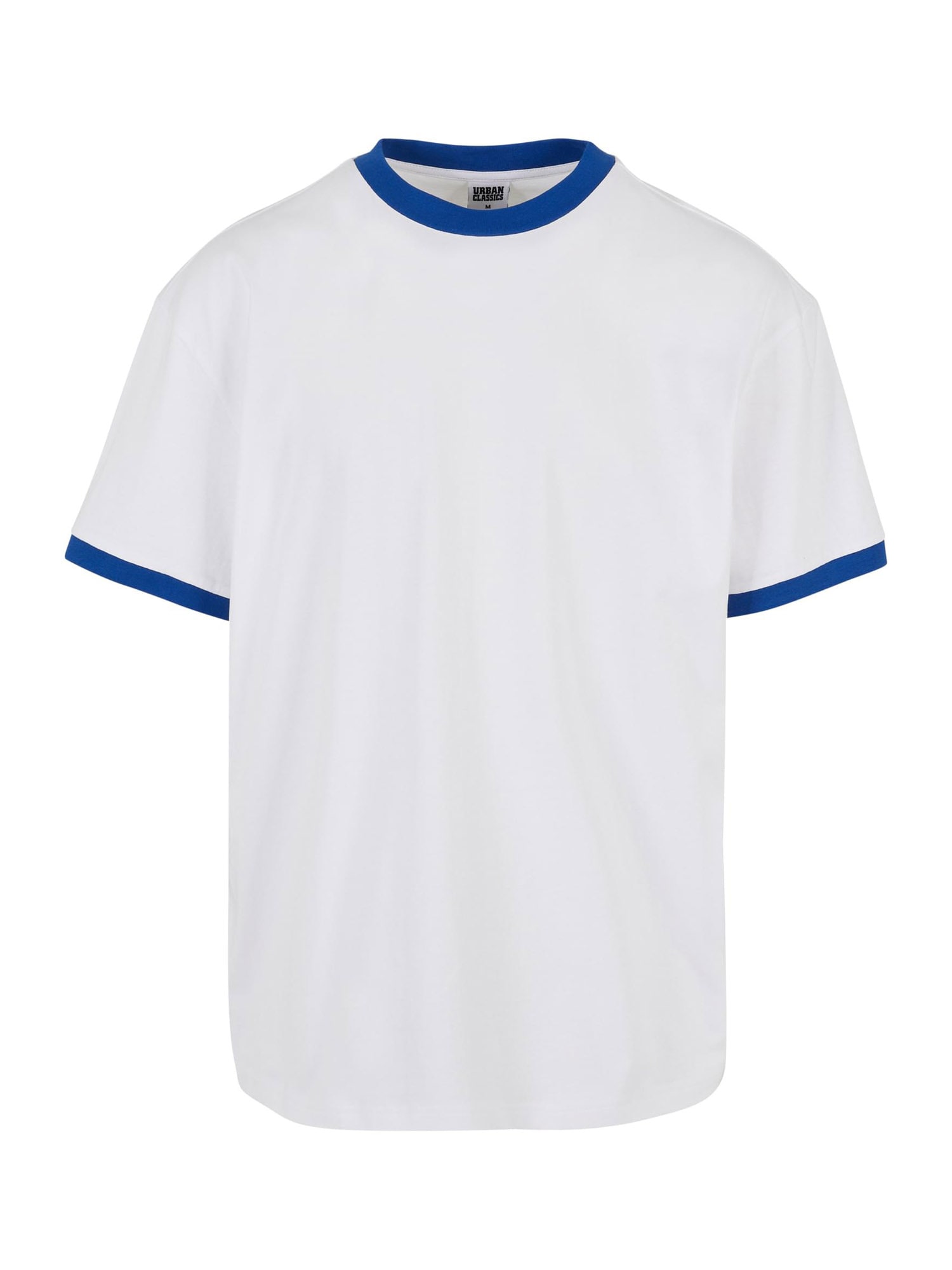 Мъже > Дрехи > Големи размери > Тениски Urban Classics Тениска  кобалтово синьо / мръсно бяло