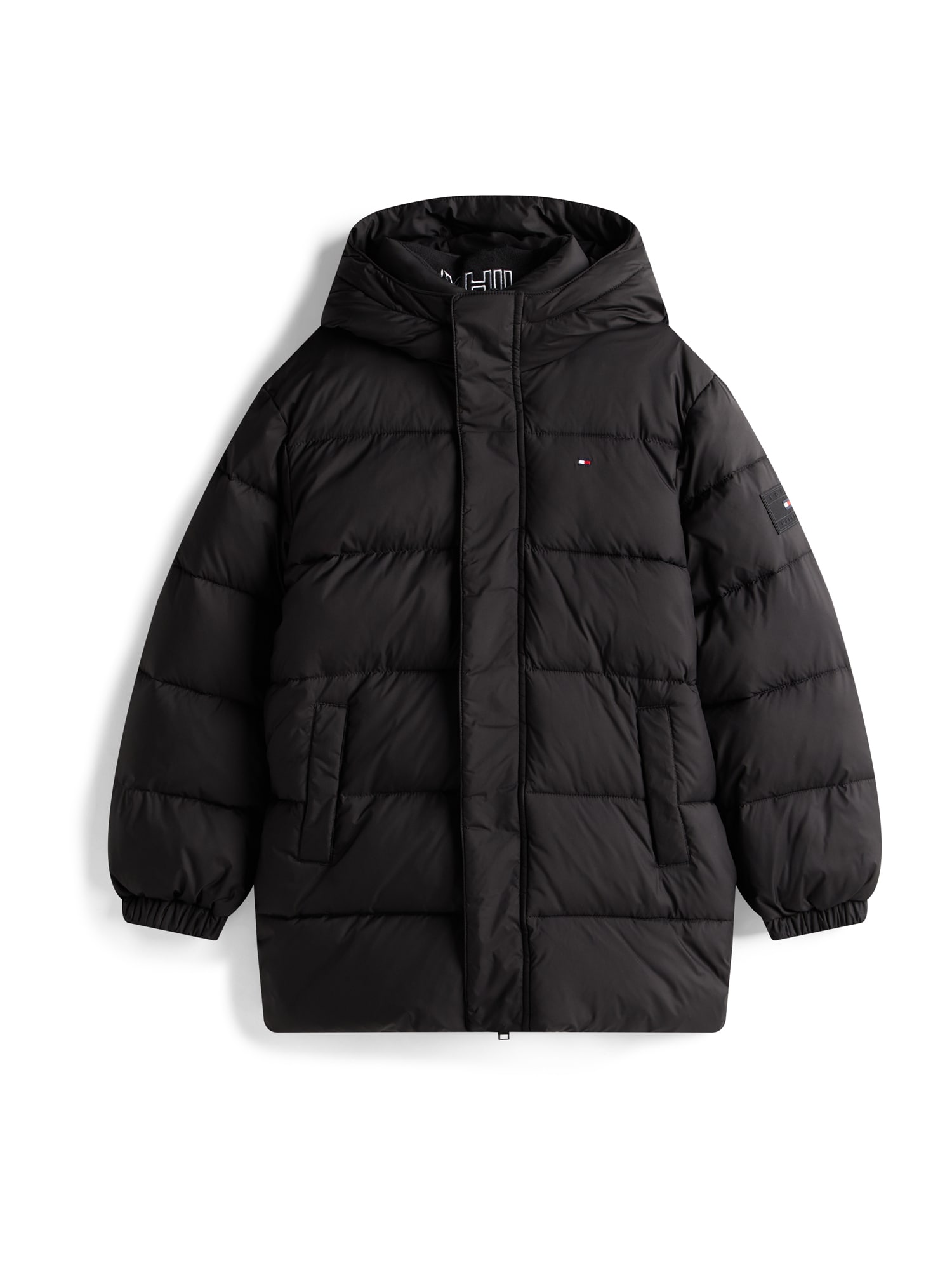 TOMMY HILFIGER Zimná bunda 'ESSENTIAL'  čierna