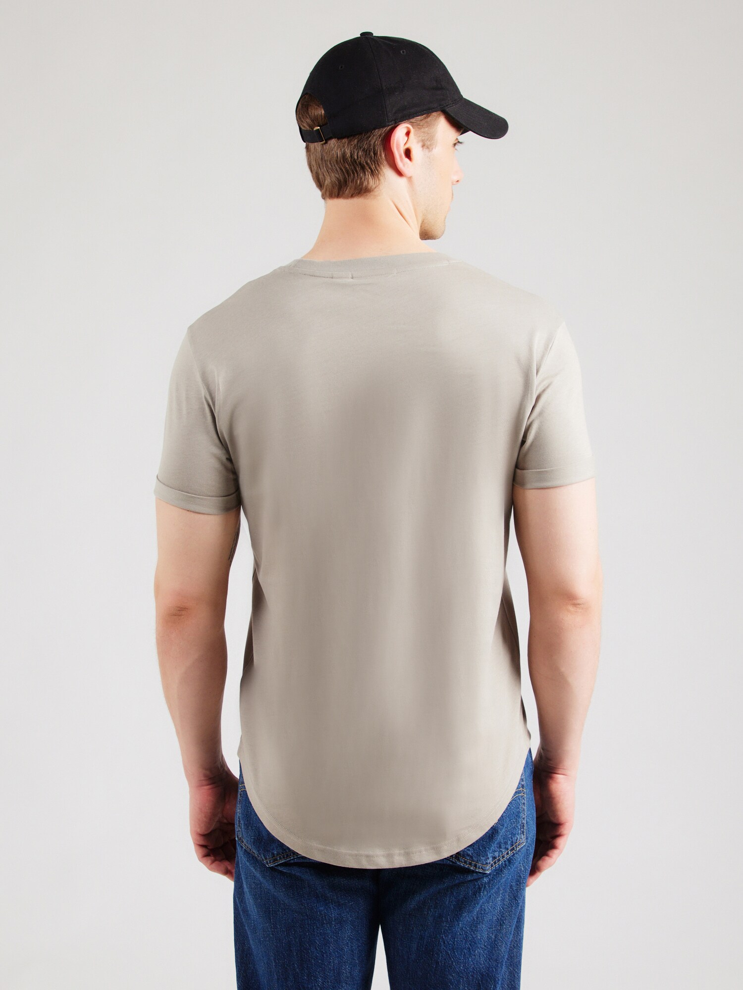 Calvin Klein Jeans Póló  elefántcsont / fekete termék 2. képe