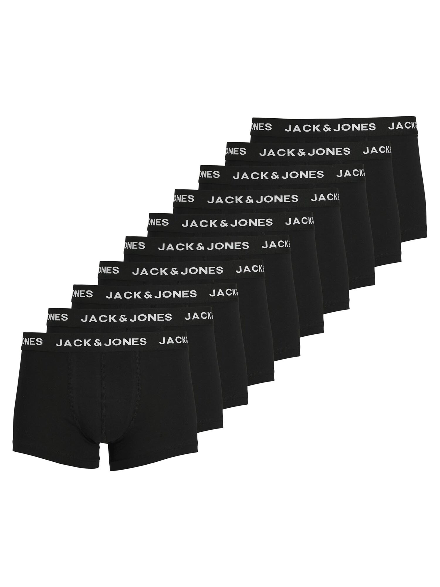 JACK & JONES Boxerky 'Jacsolid'  čierna