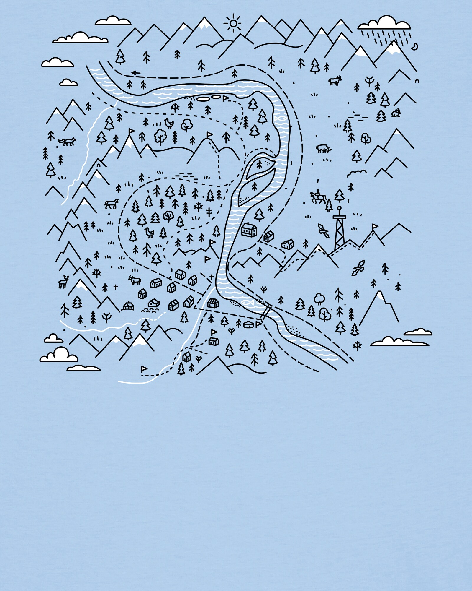 Thumbnail - Shirt 'Landschaft'