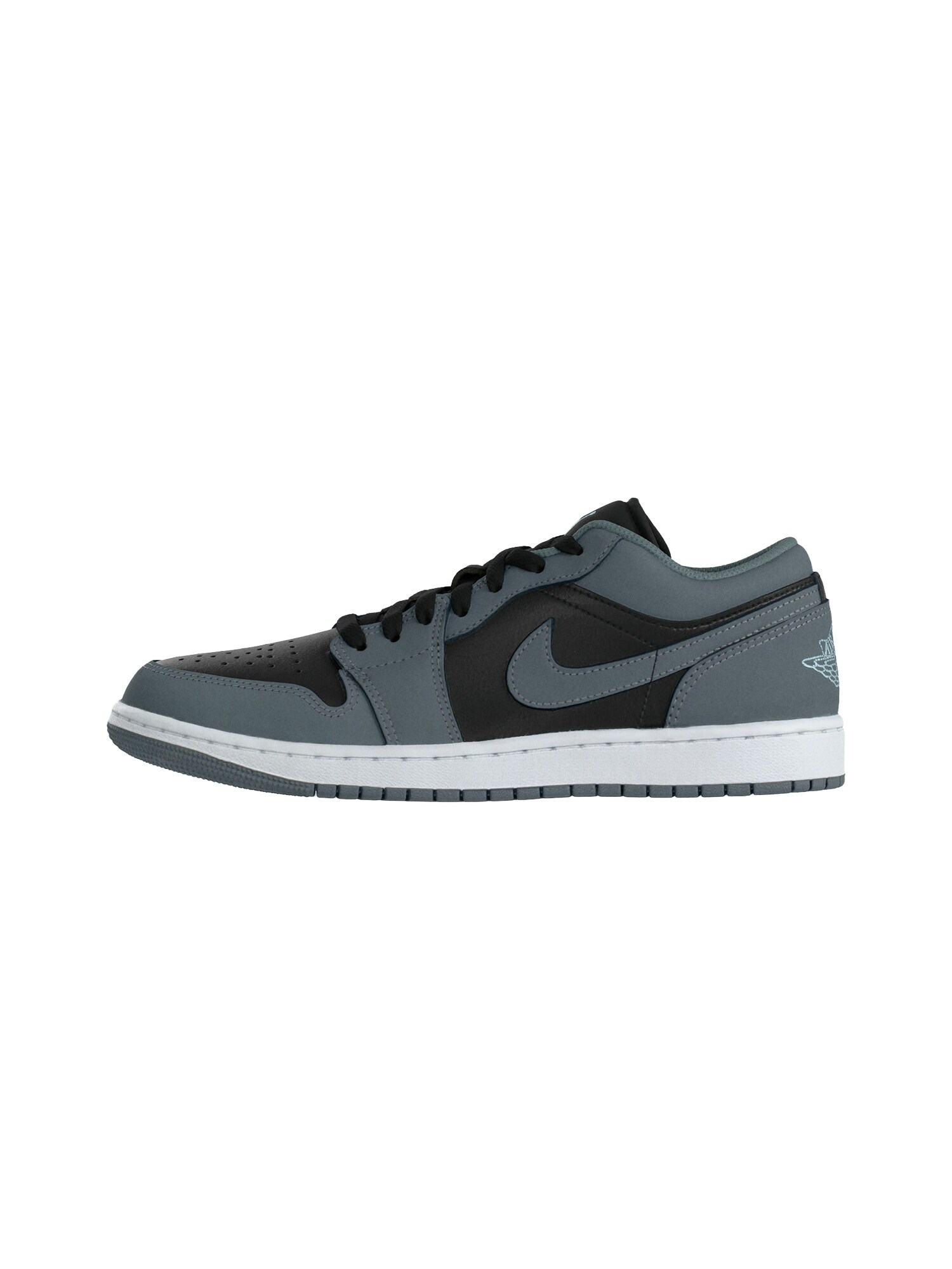Jordan Nízke tenisky 'AIR JORDAN 1'  čadičová / čierna