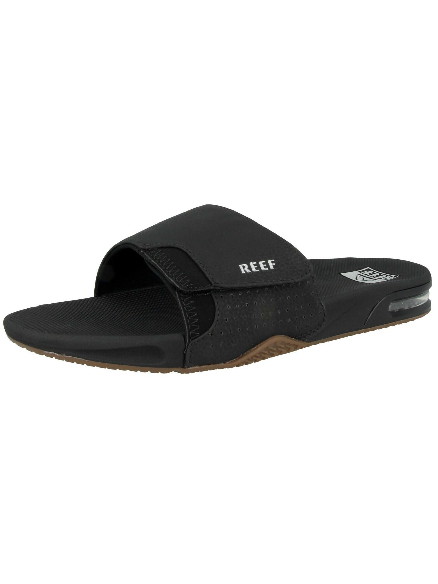REEF Zapatos para playa y agua 'Fanning' negro / blanco