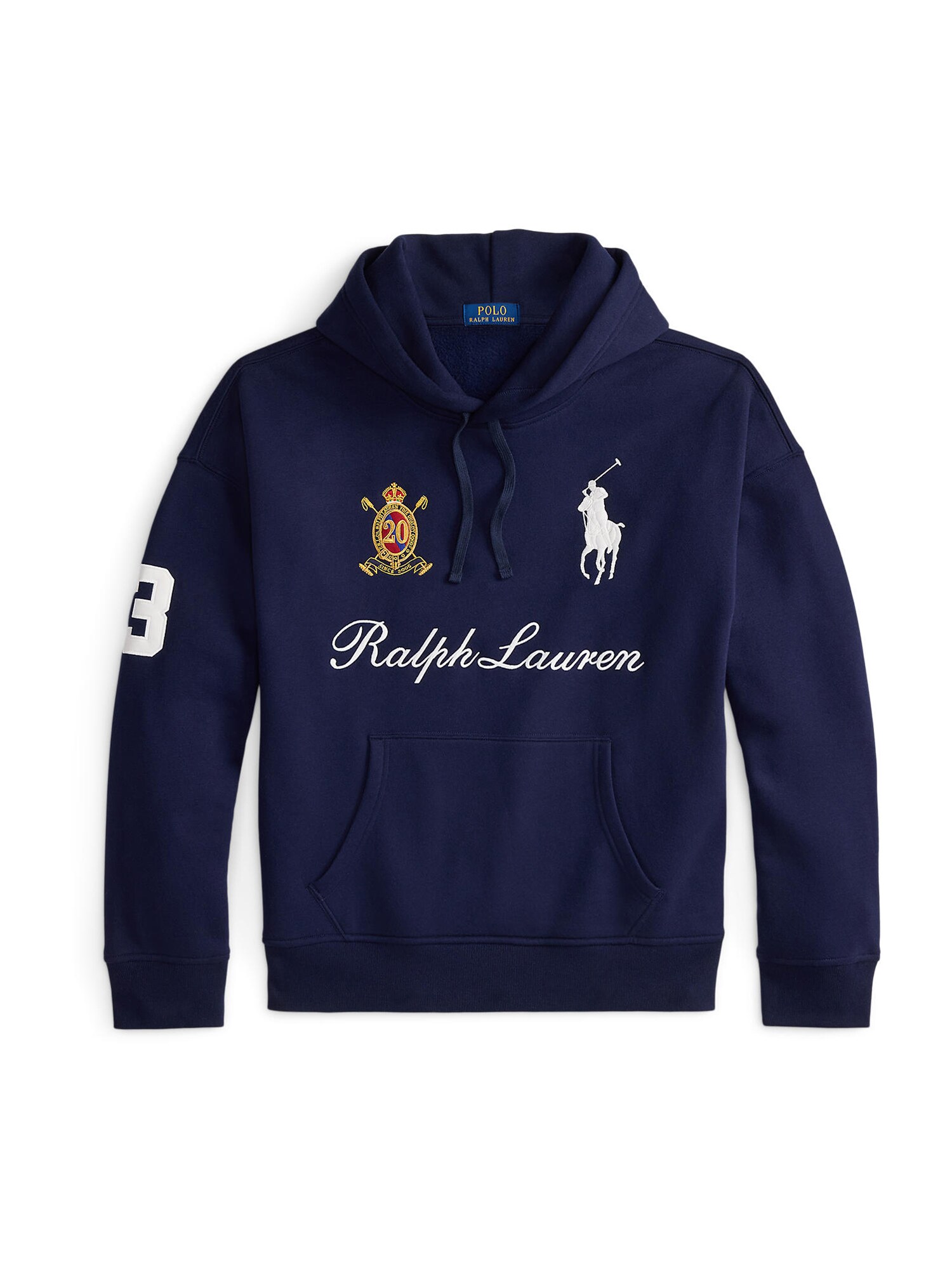 Polo Ralph Lauren Bluză de molton  bleumarin / auriu / roșu / alb