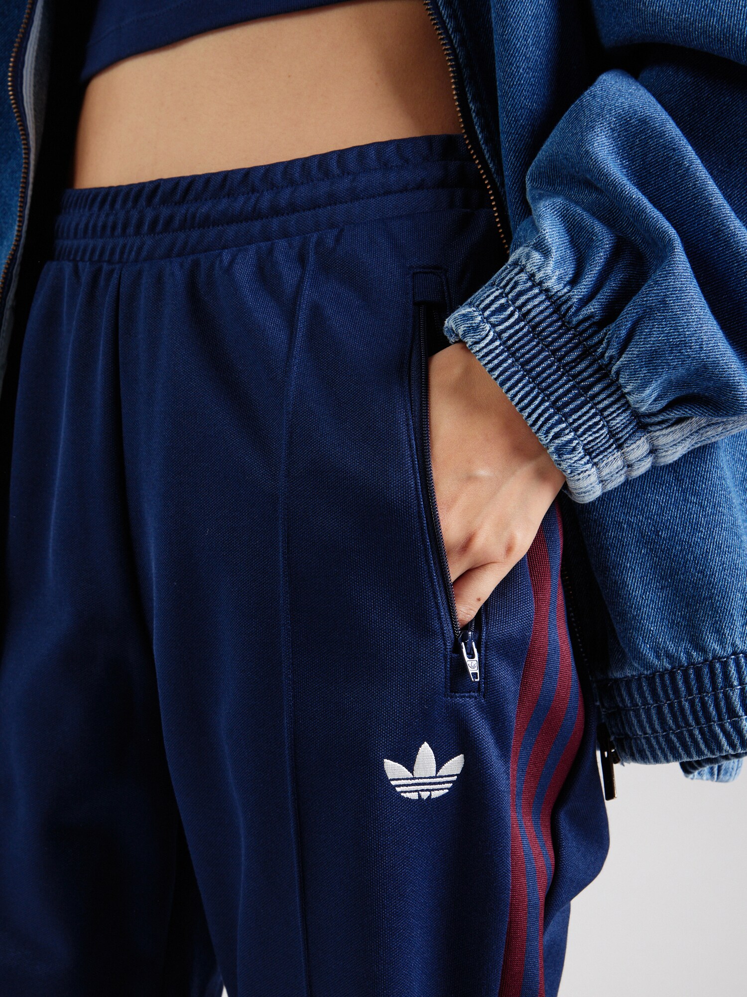 ADIDAS ORIGINALS Nohavice námornícka modrá / biela (obrázok 5)
