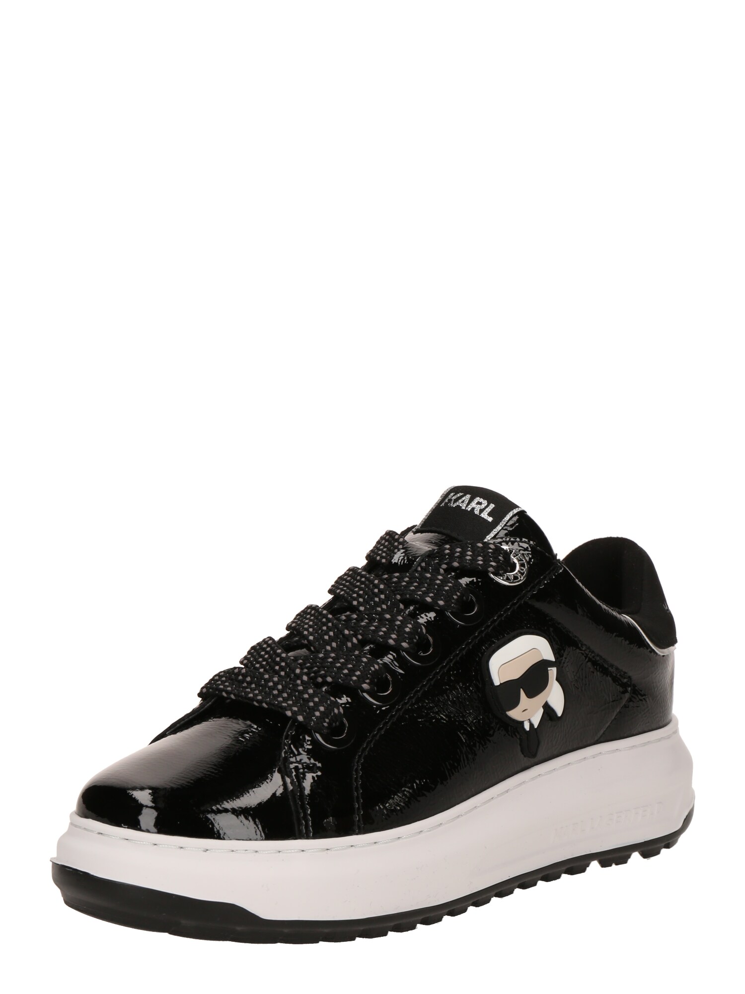 Karl Lagerfeld Sneaker low  bej / negru / alb