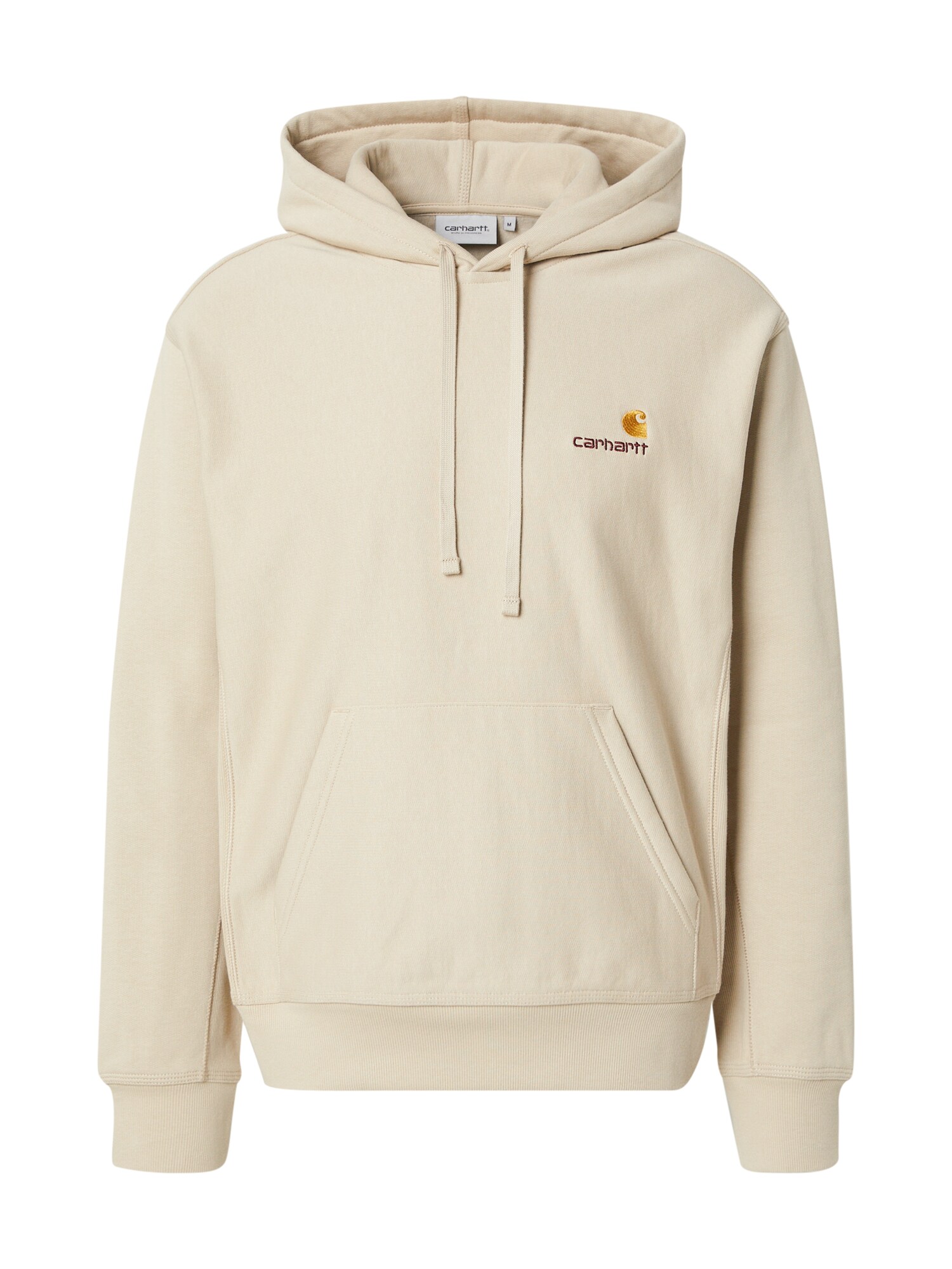 Carhartt WIP Mikina 'American Script'  svetlobéžová