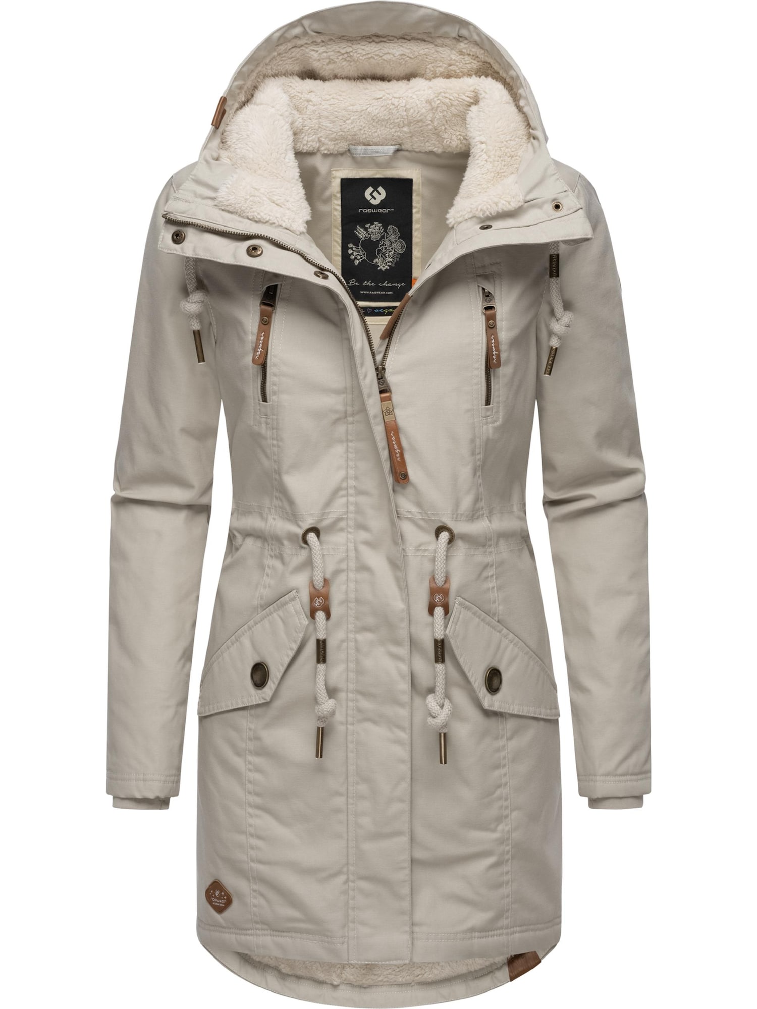 Ragwear Téli parka 'Elsie'  világosszürke termék 2. képe