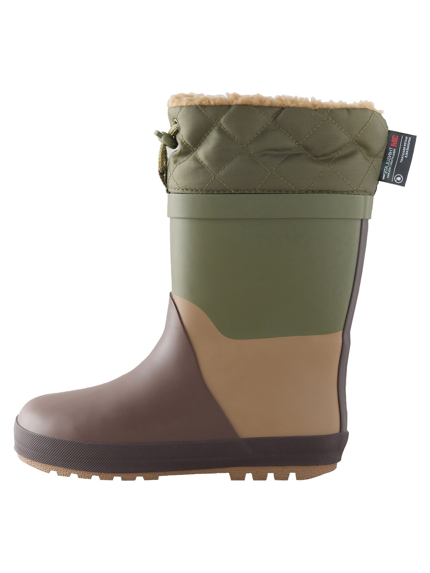 Next Cizme de cauciuc  maro / maro cappuccino / verde kiwi