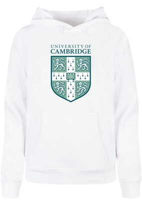 Merchcode Sweatshirt ‘University Of Cambridge – Shield’ Smaragd / Lichtgroen / Wit