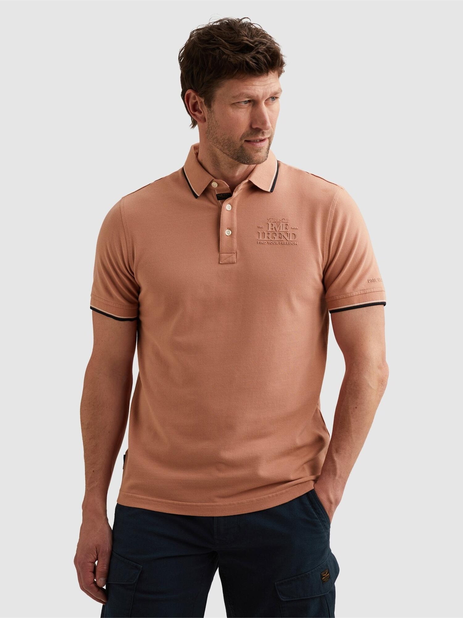 Piqué Poloshirt Rose Dawn Rosa Storlek 2