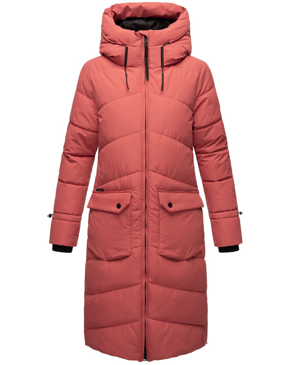 Vinterkappa rosa / svart