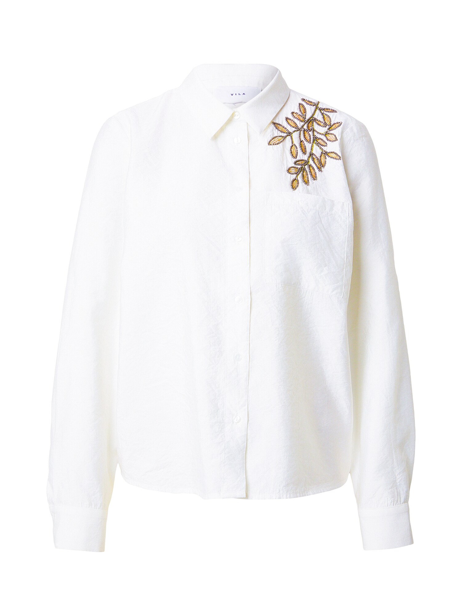 Vila Blouse 'Vijemsi' Brons / Wit