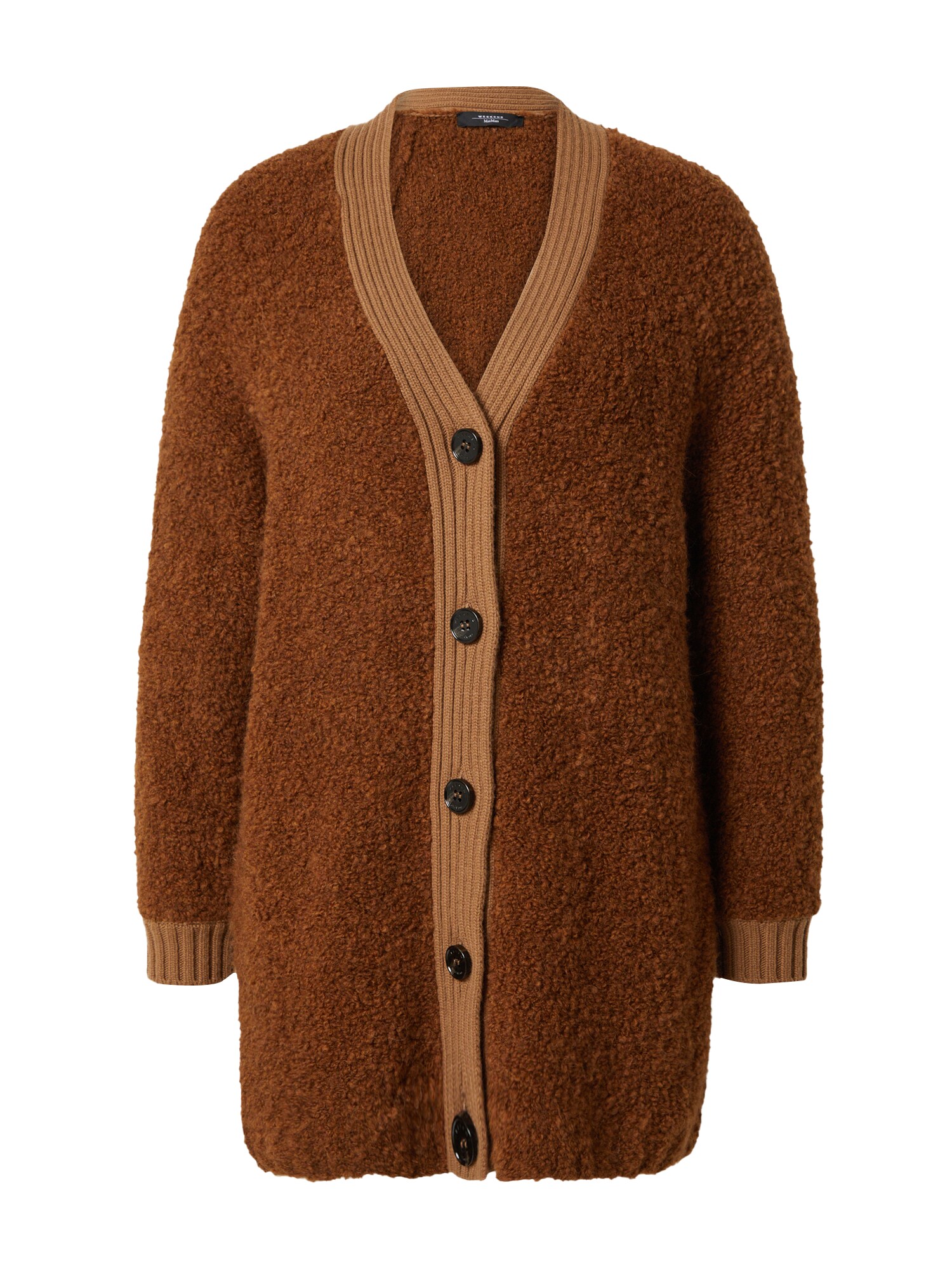 Weekend Max Mara Oversize kardigán 'ENFASI'  hnedá / svetlohnedá