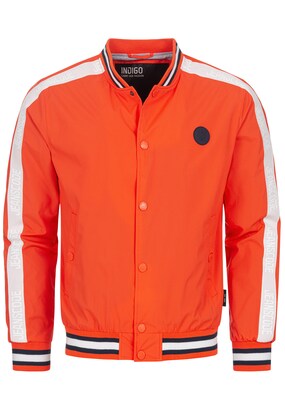 INDICODE JEANS Tussenjas Oranje / Zwart / Wit