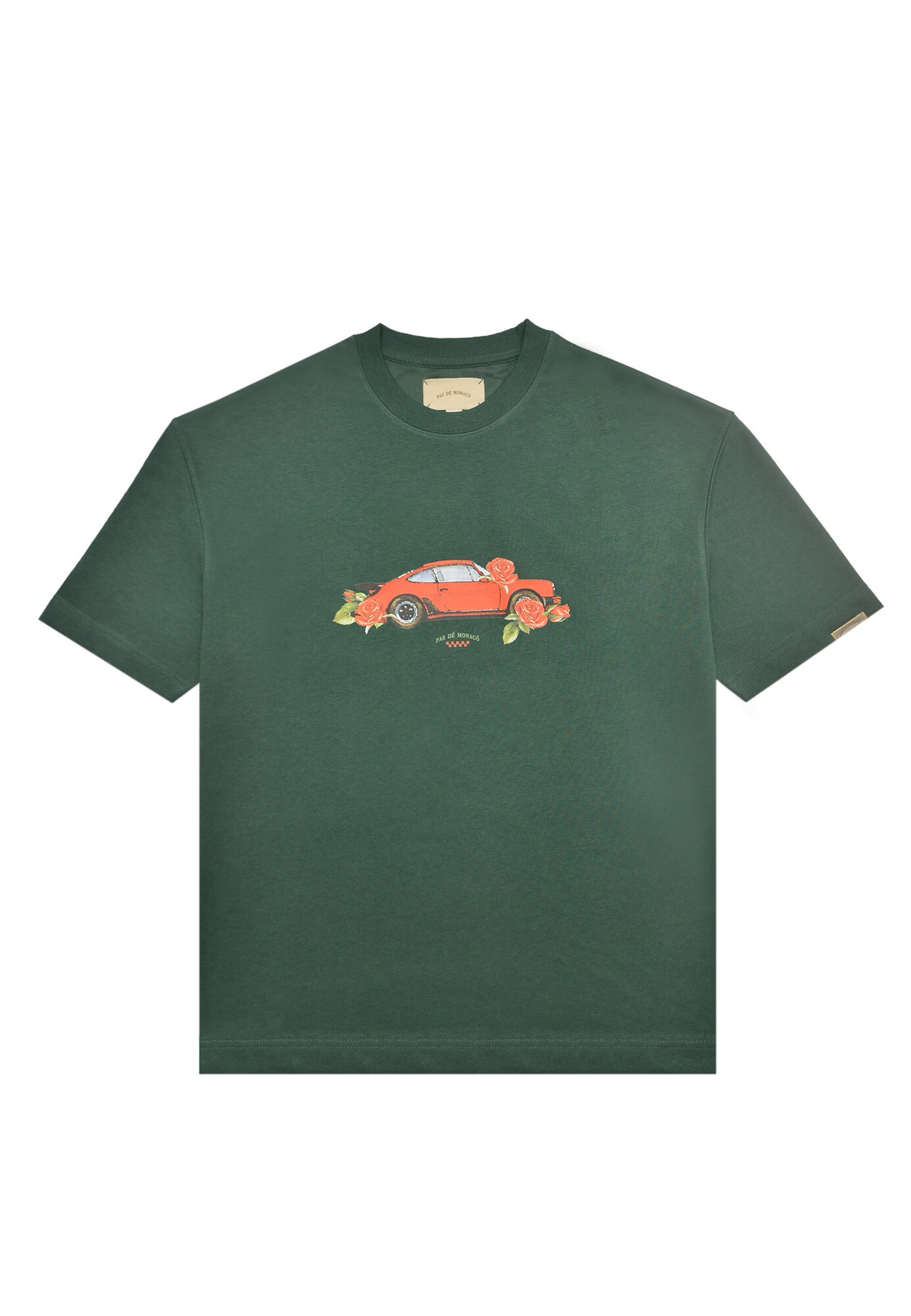 Pas De Monaco Camiseta 'MONOPOSTO'  verde / naranja