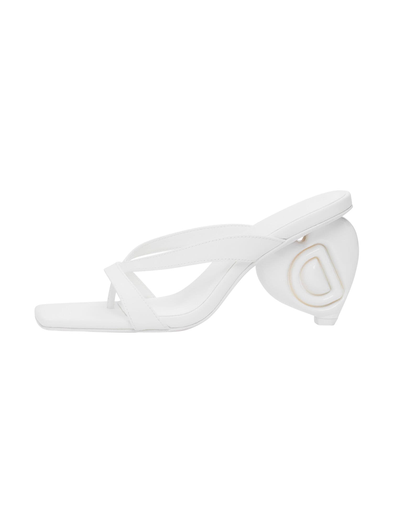 Desigual Flip-flops Heart  alb