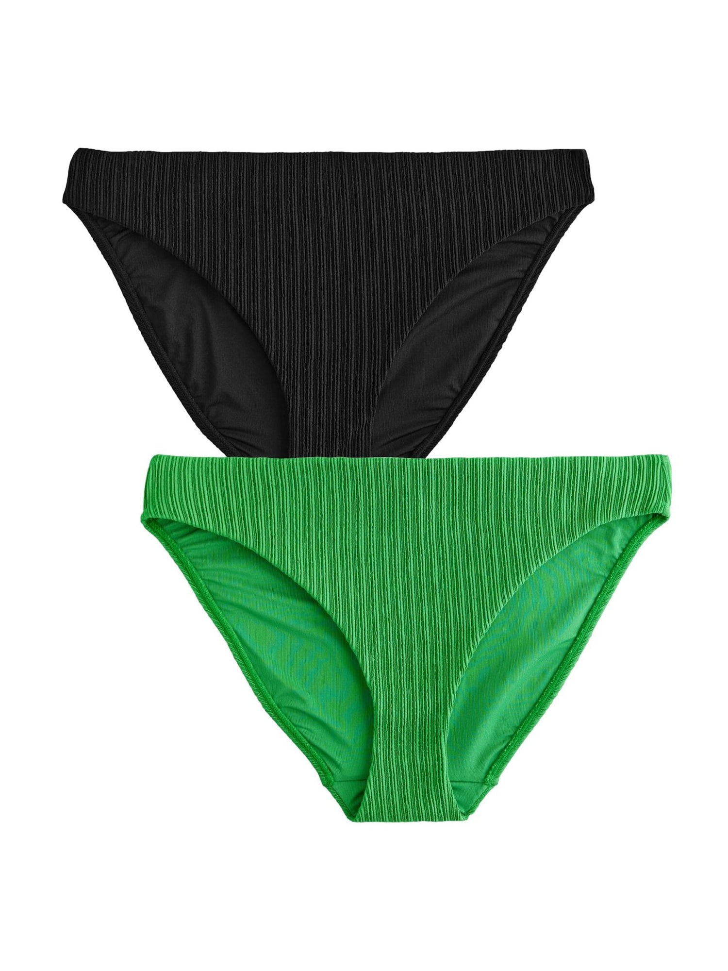 Next Slip costum de baie  verde / negru