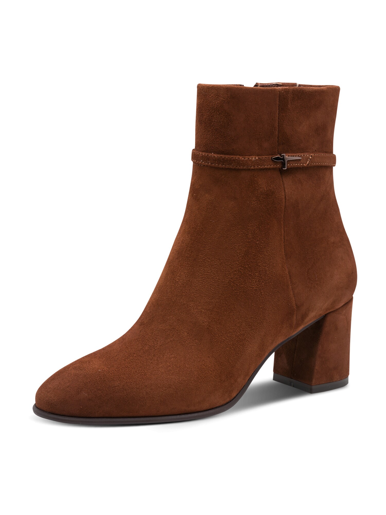 Tamaris Enkellaarsjes Cognac