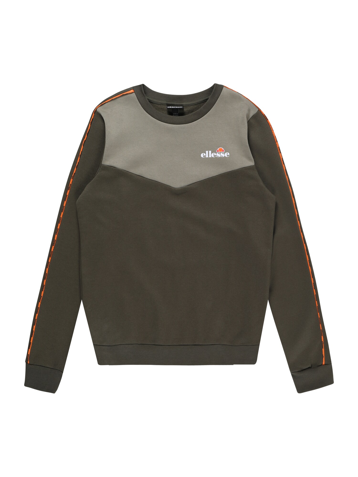 ELLESSE Mikina 'Conal'  zelená / kaki / oranžová / biela