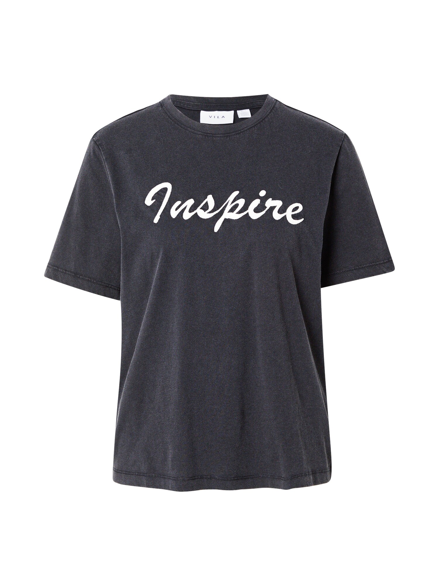 VILA Póló 'VISYBIL INSPIRE'  fekete / fehér akciós termékkép 1